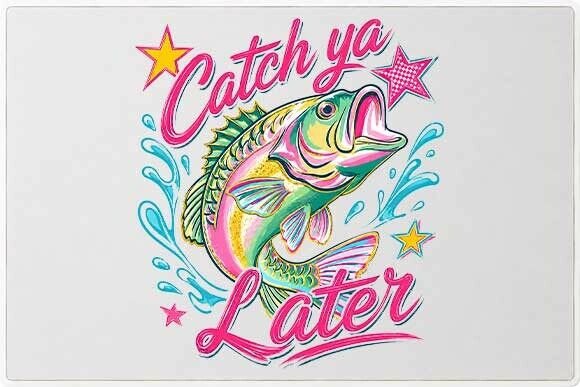 Elevating Outdoor Branding with the Catch Ya Later Fishing Graphic PNG: A Strategic Asset for Creators