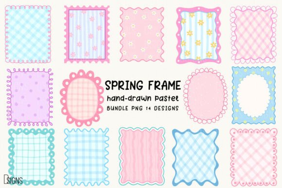 Spring Frame Hand-Drawn Clipart Bundle: A Review for Digital Creators