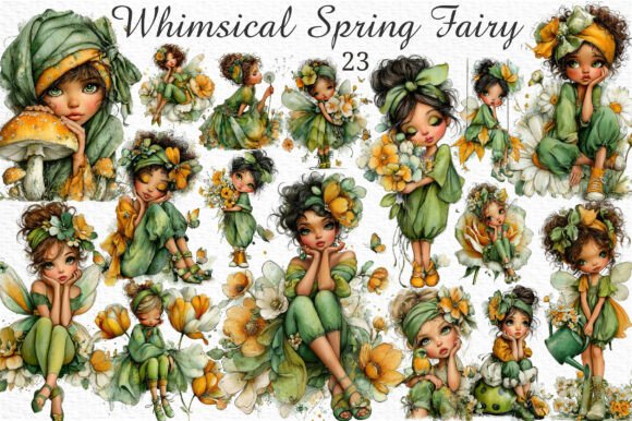 Whimsical Spring Fairy Clipart PNG: A Guide to Magical Digital Design Assets
